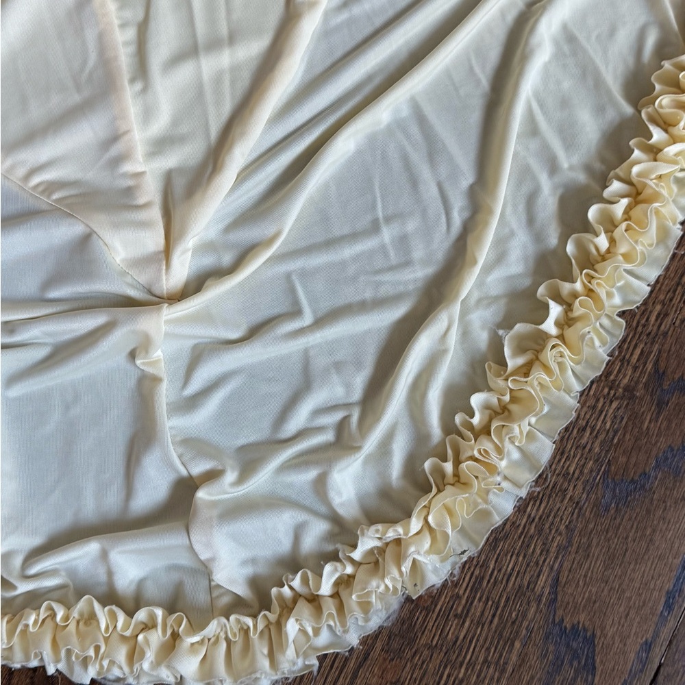 Meshki Pale Yellow Off-Shoulder Ruffle Midi Dress - Picture 11 of 12